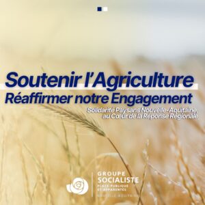 Infographie Soutenir l’Agriculture, Réaffirmer notre engagement 1/2 : "Soutenir l’Agriculture, Réaffirmer notre engagement : Solidarité Paysans Nouvelle-Aquitaine, au Cœur de la Réponse Régionale" 