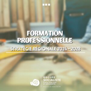 Infographie 1/2 : FORMATION
PROFESSIONNELLE. 
STRATÉGIE RÉGIONALE 2024-2023